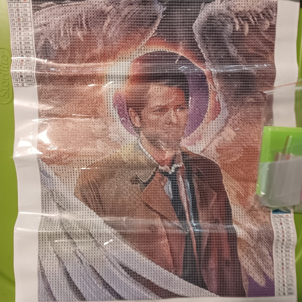 Supernautral CASTIEL, Angel, Diamond Art Painting Kit 30x40 - Picture 5 of 6